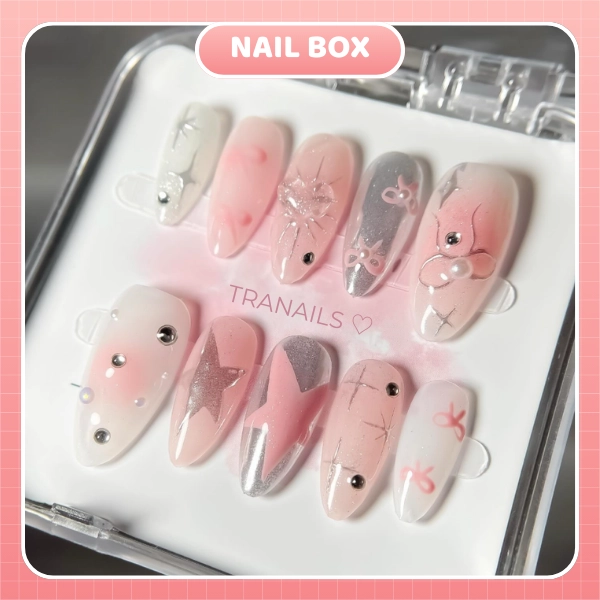 Nail box Hồng Sao Nơ