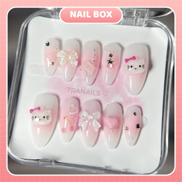 Nail box Kitty Hồng