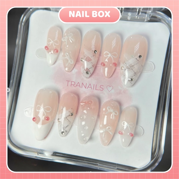 Nail box Nơ Cherry Ngọt