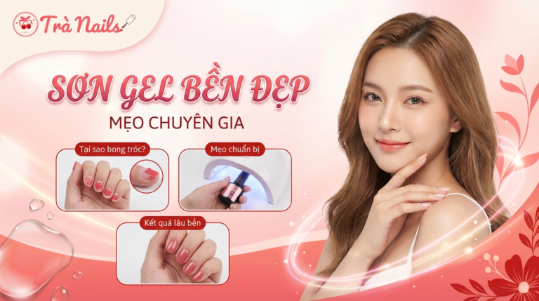 Móng gel tại nhà: Điều gì khiến bộ nail của bạn nhanh hỏng và cách khắc phục? - Trà Nails